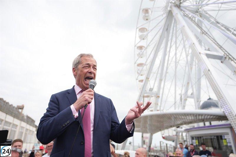 Nuevo ataque contra Nigel Farage en campaña electoral