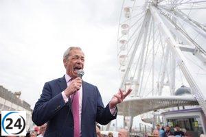 Nuevo ataque contra Nigel Farage en campaña electoral
