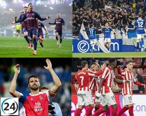 Eibar y Espanyol se alejan del derbi asturiano en la final del Playoff de ascenso a LaLiga.