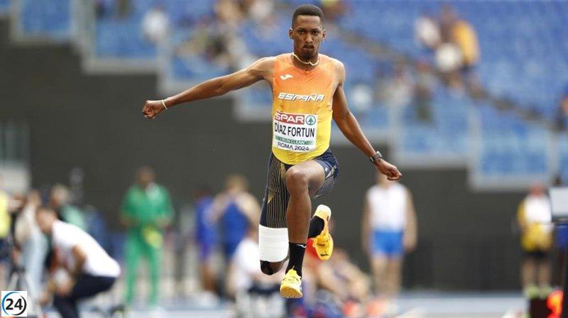 Jordan Díaz se corona campeón europeo en triple salto.