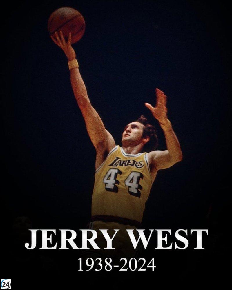 Muere a los 86 años Jerry West, ícono de la NBA.