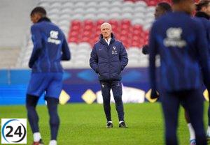 Deschamps, Coman y otros jugadores de la selección francesa afectados por rinofaringitis.