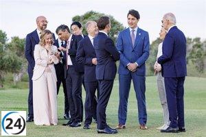 El G7 aprueba préstamo millonario para Ucrania con fondos de activos rusos congelaos.