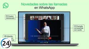 WhatsApp revoluciona la comunicación con nueva función de compartir pantalla con audio.