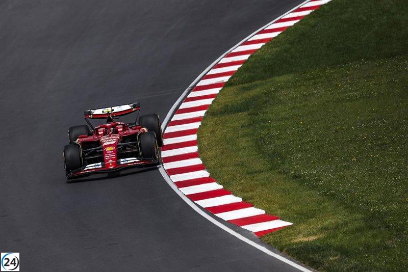 Norris lidera en Montmeló y Sainz impresiona en su debut