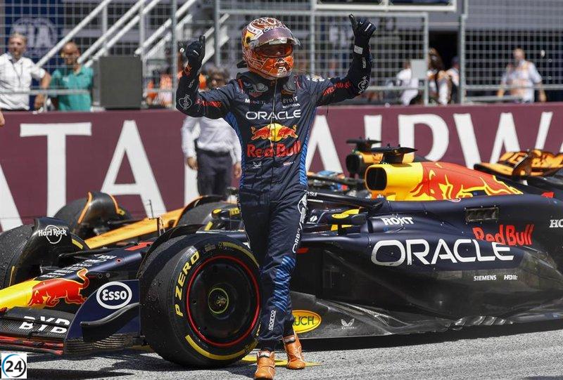 Verstappen impresiona con la pole position y Sainz alcanza la cuarta posición en el Red Bull Ring.