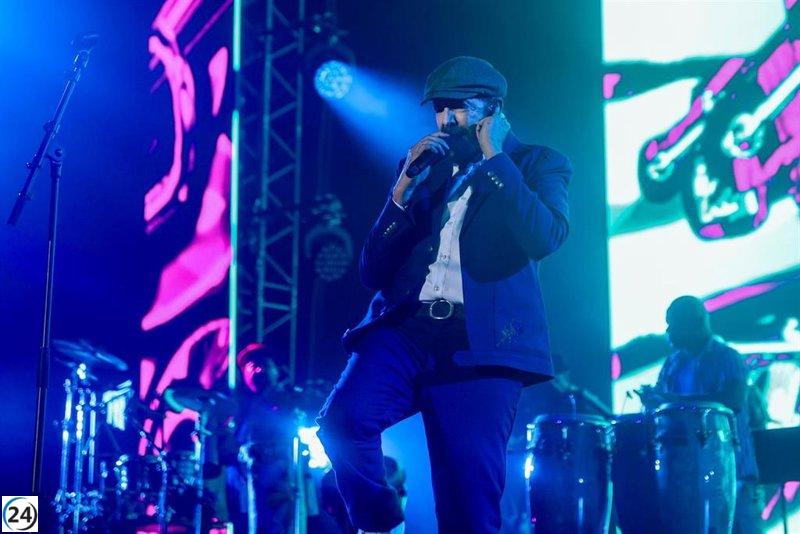 Juan Luis Guerra eleva la fiesta en Madrid con su música tropical.