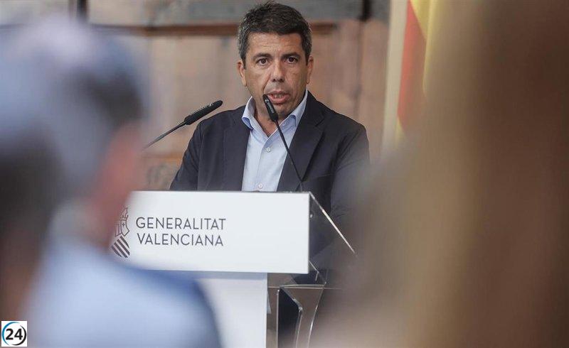 Mazón desestima advertencias de Vox sobre migración y critica a Sánchez por polarizar con acusaciones de fascismo hacia el PP.