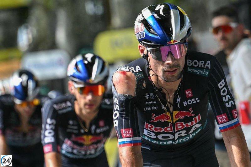 Roglic se retira del Tour de Francia tras su accidente en la etapa 12.