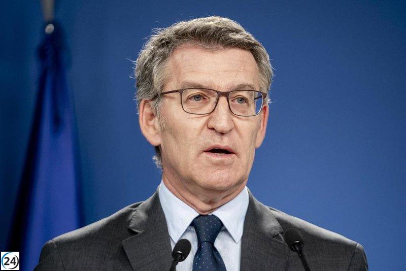 Feijóo rechaza propuesta del Gobierno para nominar a Escrivá como gobernador del Banco de España.