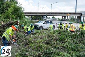 Al menos trece vidas perdidas a causa del huracán 'Beryl' en Houston (EEUU)