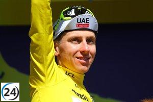 Pogacar disfruta del Tour de Francia desde la televisión