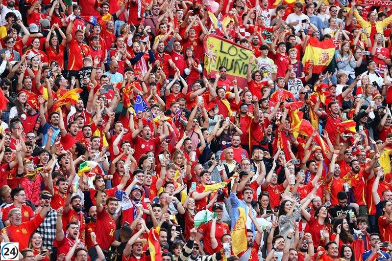 10.000 seguidores españoles marcharán hacia el Estadio Olímpico de Berlín para la final.