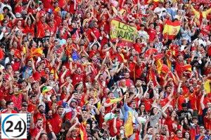 10.000 seguidores españoles marcharán hacia el Estadio Olímpico de Berlín para la final.