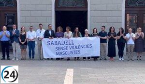 Sabadell y Salou se unen en silencio por víctimas de violencia machista.