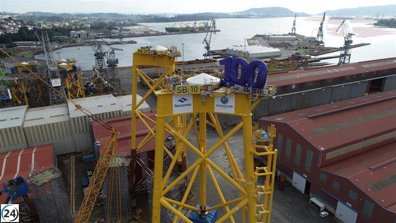 Navantia y Windar contribuirán a la transición energética con la construcción de monopilotes para un parque eólico marino en Alemania