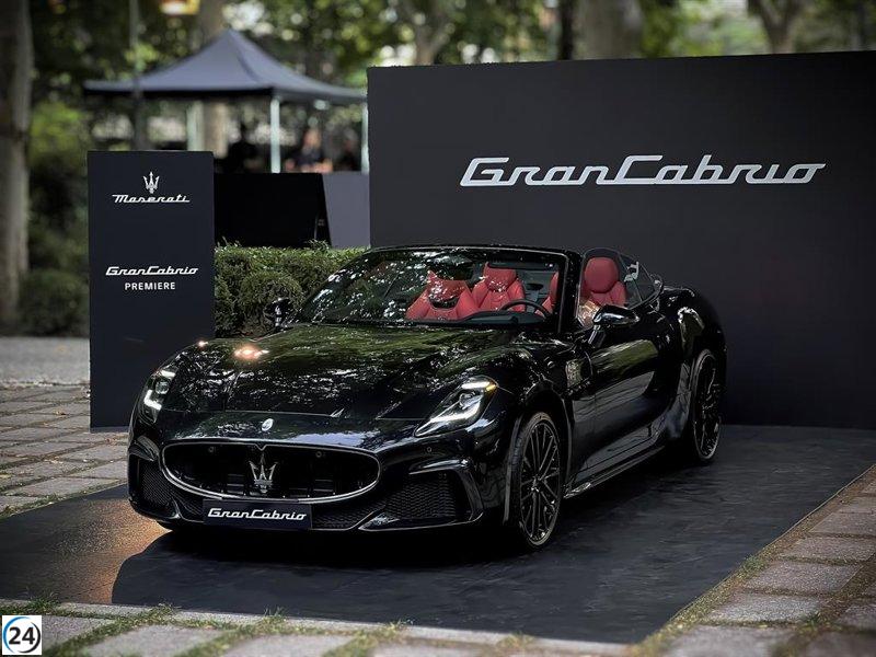 Maserati lanza el nuevo GranCabrio Trofeo y expande su oferta eléctrica en España.