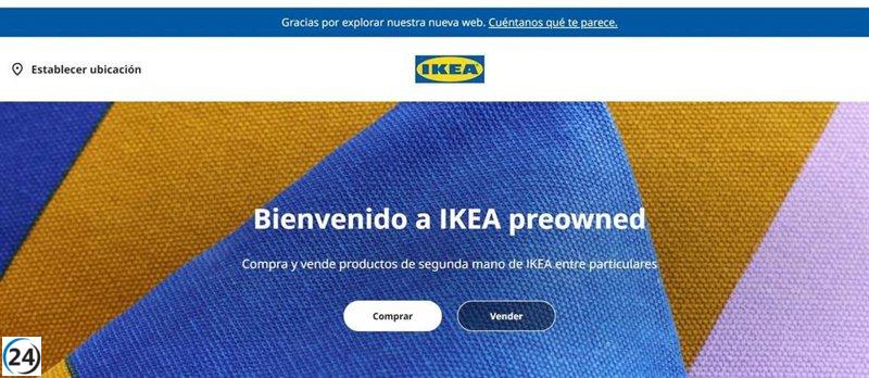 Ikea compite con Vinted y Wallapop con su nueva plataforma de muebles usados.