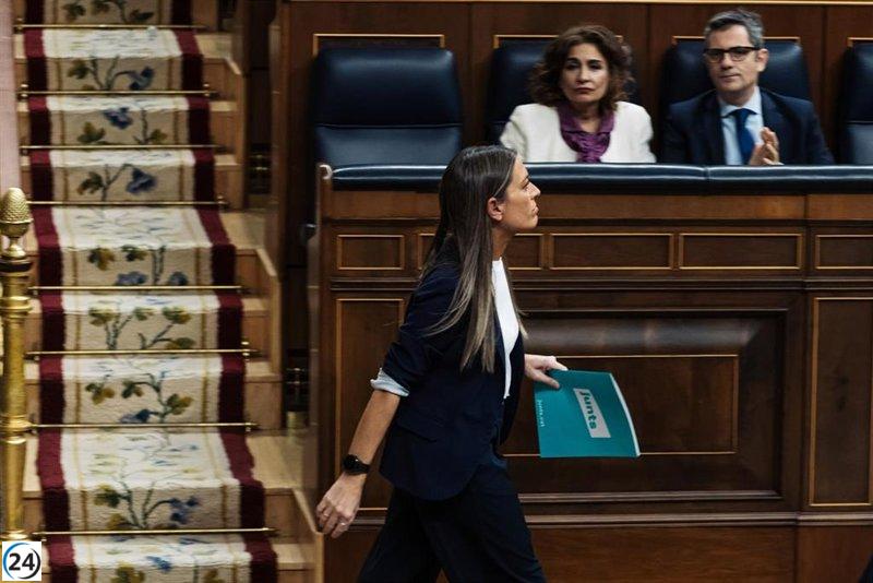 Junts respalda que Montero aclare en el Congreso los acuerdos financieros con ERC.