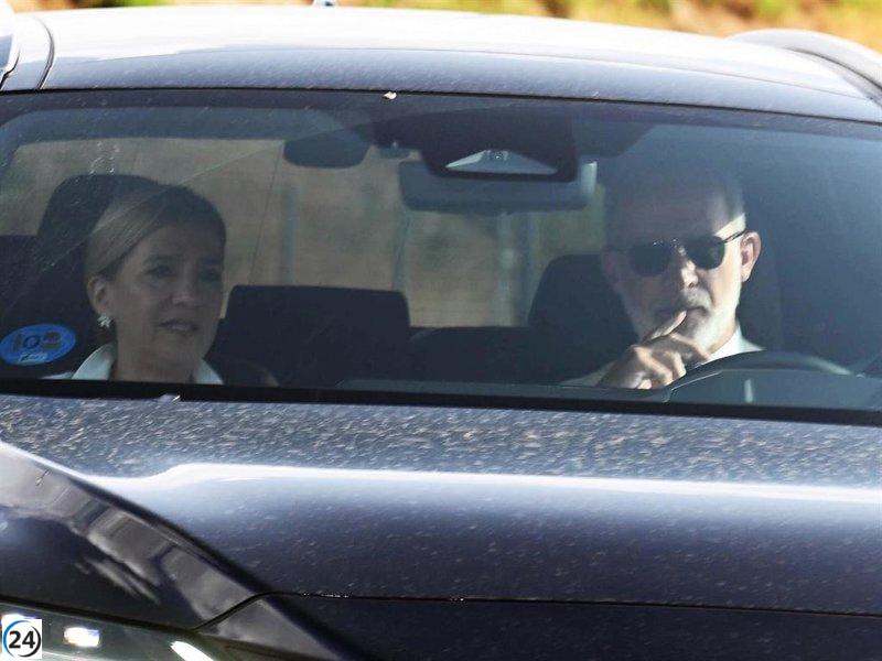 Rey Felipe VI y la Infanta Cristina muestran inesperada cercanía.