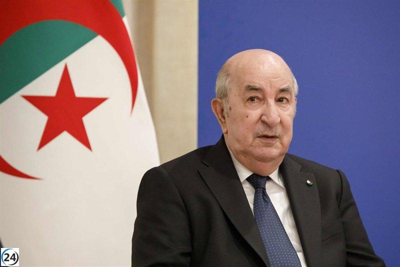 Abdelmadjid Tebune reelegido presidente de Argelia con un amplio respaldo del 94% de los votantes.