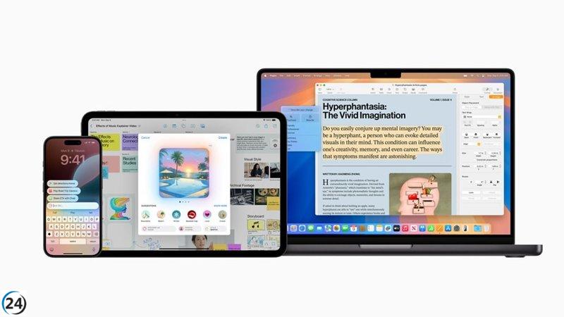 La nueva tecnología Apple Intelligence se expandirá a dispositivos iPhone, iPad y Mac a partir de octubre con chip M1 y modelos posteriores.