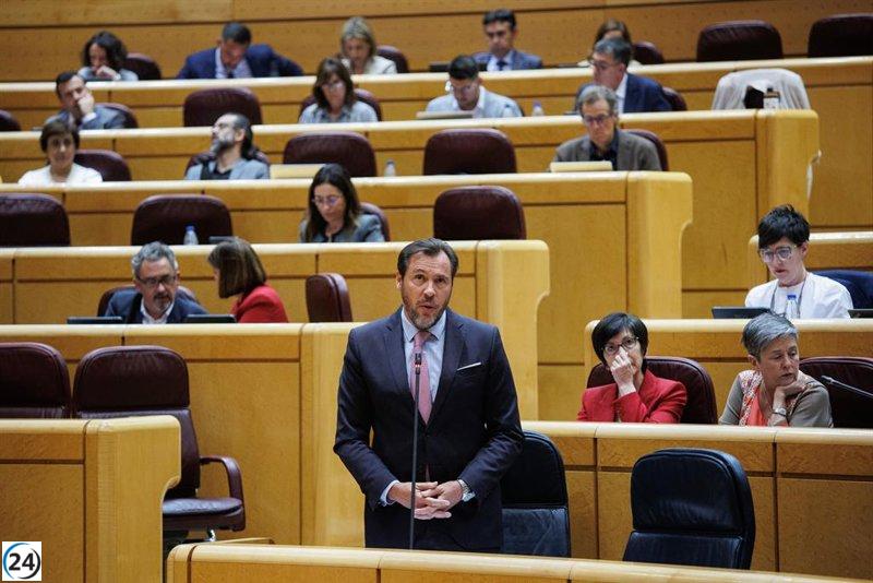 Óscar Puente será reprobado hoy por el PP en el Senado por el