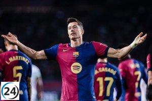 El FC Barcelona y Lewandowski mantienen su racha victoriosa ante el Getafe.