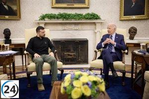 Biden discute con Zelenski estrategias para enfrentar a Rusia en Ucrania