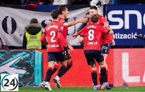 Osasuna sorprende al vencer al Barcelona de Flick
