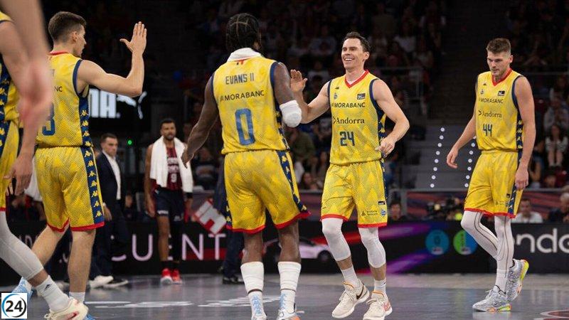 Baskonia falla contra MoraBanc y sigue sin despegar en la Liga.