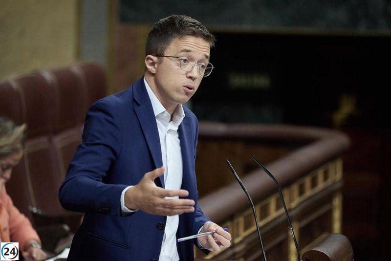 Investigación abierta sobre denuncias en redes contra Errejón por presunto comportamiento inapropiado.