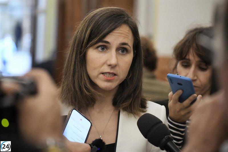 Belarra atribuye acusaciones a Errejón al avance del feminismo y critica ataques a Podemos