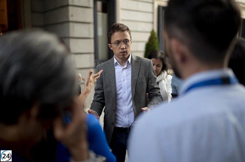 El juez suspende la causa por agresión sexual contra Errejón hasta el regreso de la abogada de Mouliáa de su baja médica.