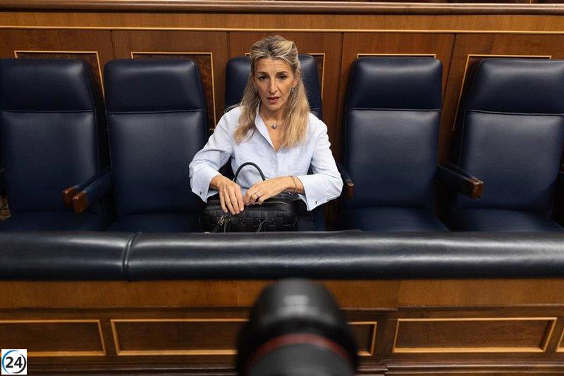 Yolanda Díaz insta a evitar el trabajo en áreas bajo alerta roja por el mal tiempo.