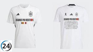 La selección rendirá tributo a las víctimas de la DANA con una camiseta conmemorativa.