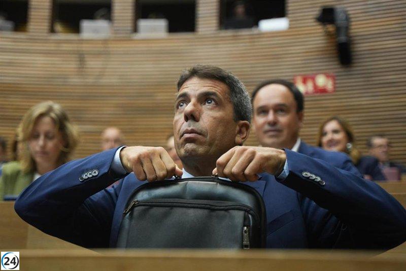 Mazón comparecerá en Les Corts 17 días después de la DANA, generando gran expectación.
