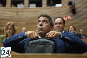 Mazón comparecerá en Les Corts 17 días después de la DANA, generando gran expectación.