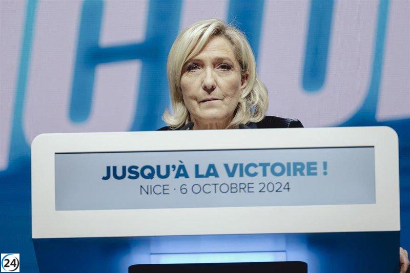 Agrupación Nacional denuncia a la Fiscalía por improperio a la separación de poderes en el caso de Le Pen.