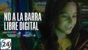 Fundación Atresmedia y AEPD advierten sobre peligros del acceso prematuro a móviles con su campaña 'No a la barra libre digital'.