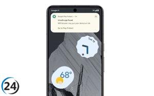 Google lanza la detección de amenazas en tiempo real en móviles Pixel con Play Protect.