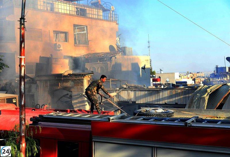 Los ataques israelíes en Siria dejan un saldo de 20 fallecidos.