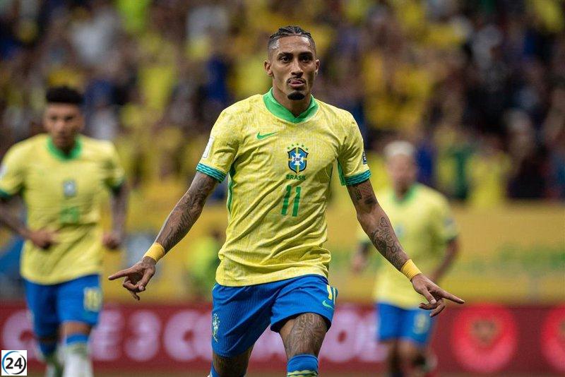 Brasil enfrenta nueva derrota en Venezuela a pesar del impresionante gol de Raphinha.
