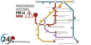 STES-i pide a Educación cambiar las bases del Concurso de Traslados para docentes impactados por la DANA.