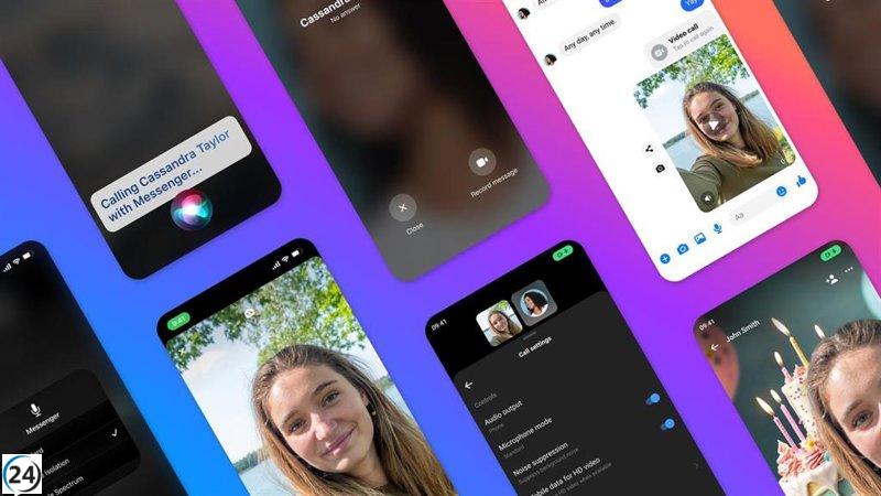 Meta impulsa la calidad de las videollamadas en Messenger con HD, sonido mejorado y fondos de IA.