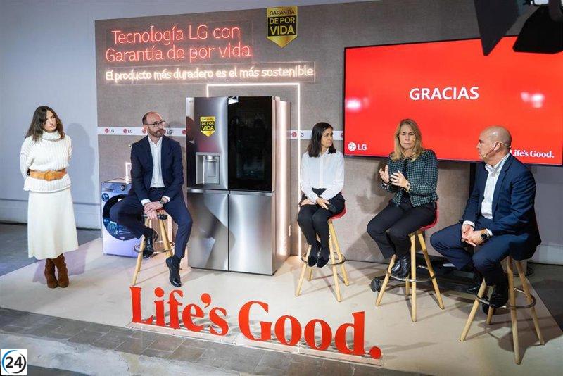 LG España ofrece garantía vital en electrodomésticos para fortalecer su dedicación a la sostenibilidad.