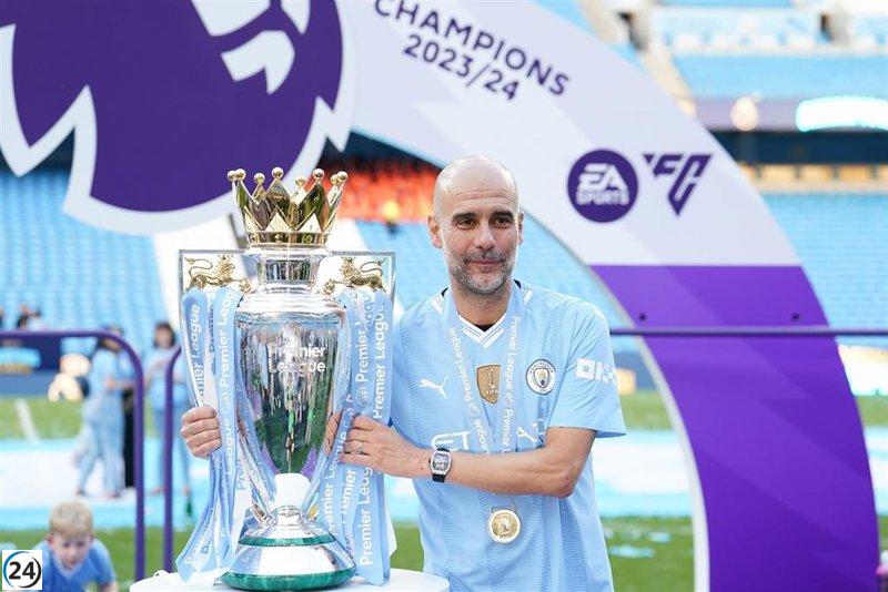 Pep Guardiola extiende su contrato con el Manchester City por dos años más.