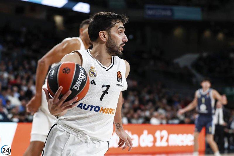 Campazzo brilla y eleva el nivel del Real Madrid.