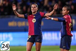 El Barça se aproxima a los cuartos de Champions tras otra convincente victoria sobre el St. Pölten.