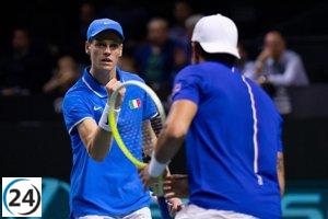 Sinner brilla y lleva a Italia a las semifinales de la Copa Davis frente a Argentina.